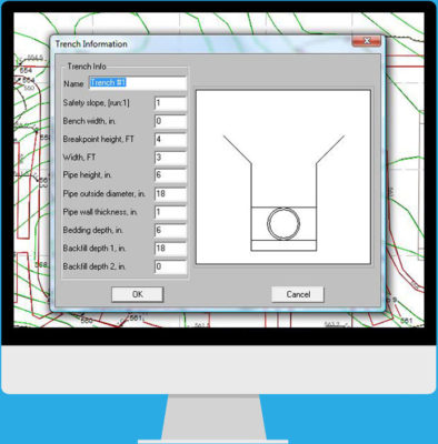 A computer screen with the image of a drawing on it.